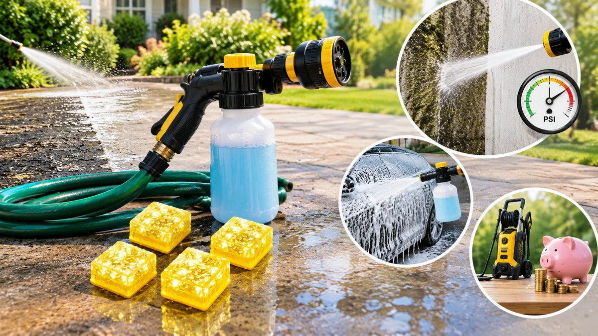 Best Garden Hose Nozzle for Pressure Washing Without a Pressure Washer