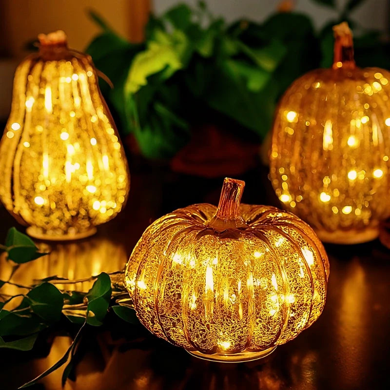 HarvestGlow™ Hand-Blown Glass Lamp