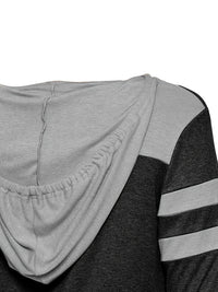 Marlene | Two-Tone Drawstring Hoodie