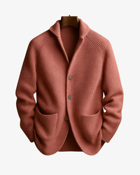 Elliot | Tailored Button-Front Knit Cardigan