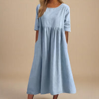 Miranda | Classic Mid Sleeve Dress