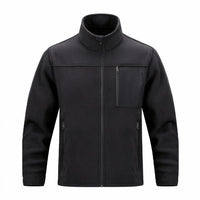 Fleece Jacket Men Full-Zip with Multiple Pockets