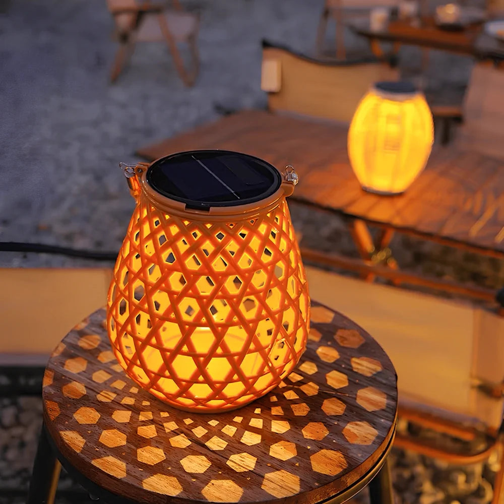 Solara™ Woven Lantern