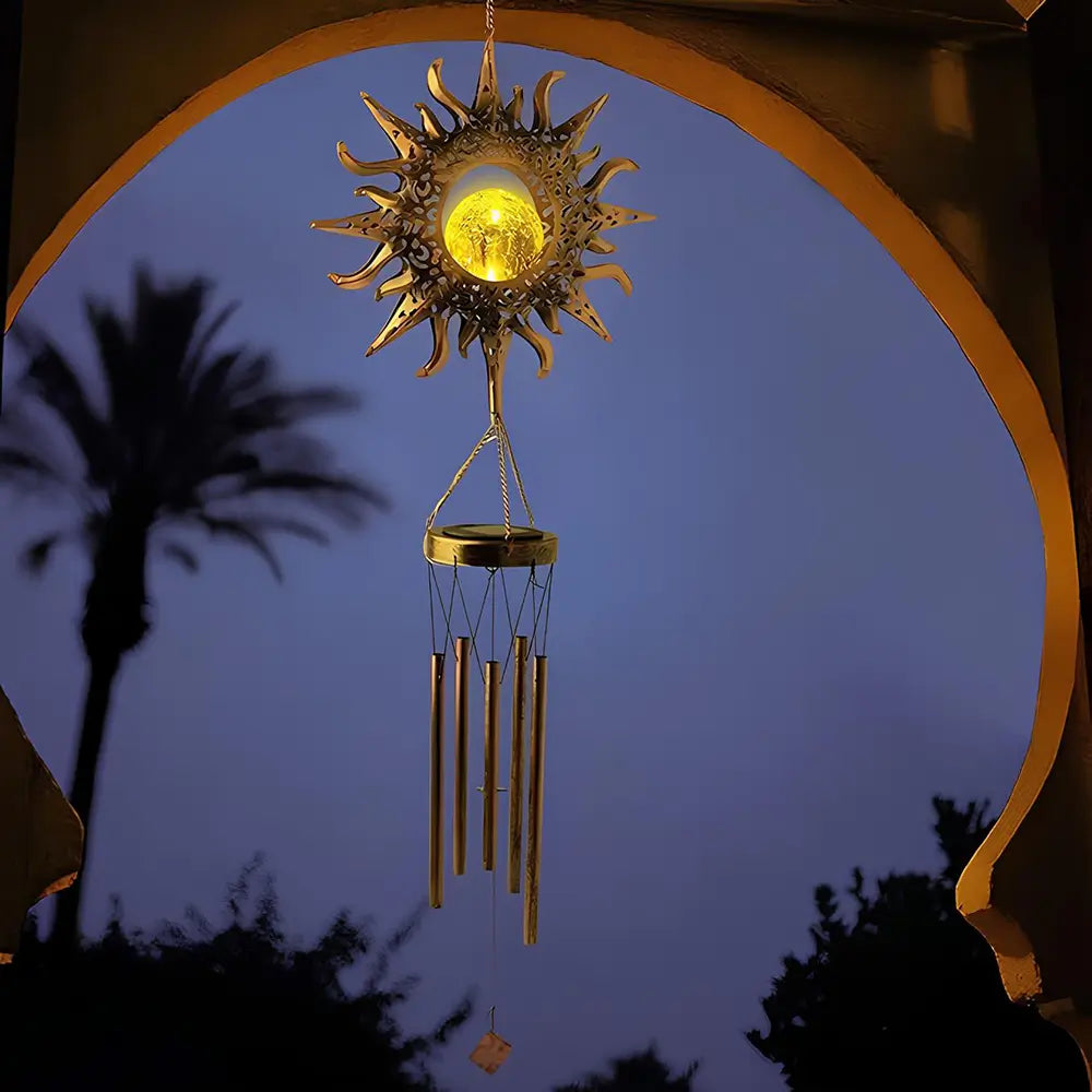 WhisperGlow™ Solar Wind Chime