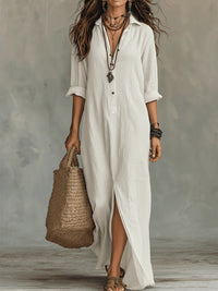 Shirley | Elegant Silhouette Flattering Maxi Dress