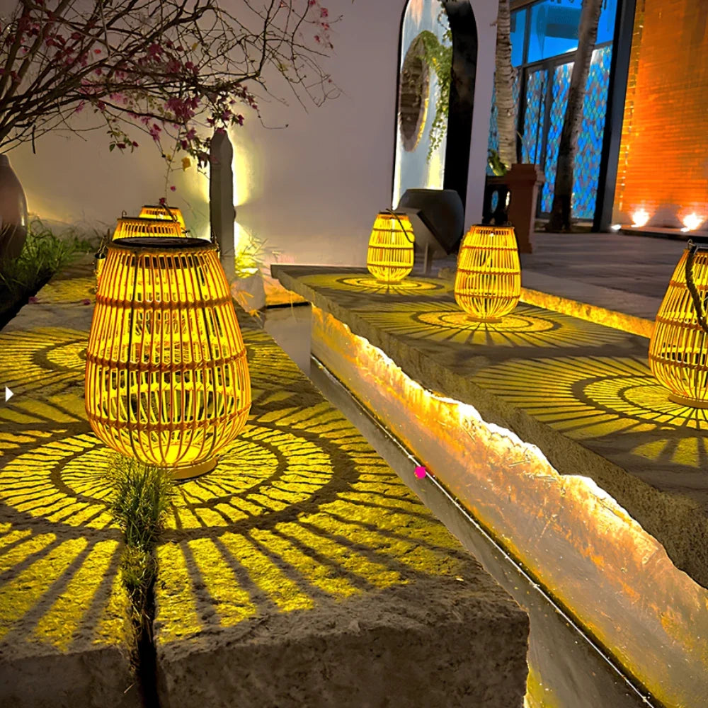 Solara™ Woven Lantern