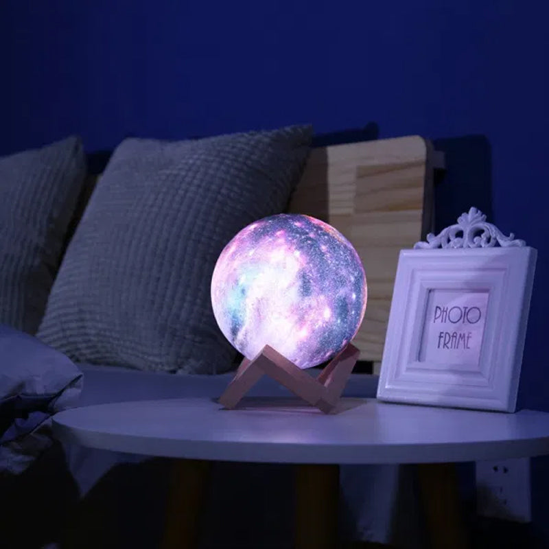 Galaxy Moon Lamp