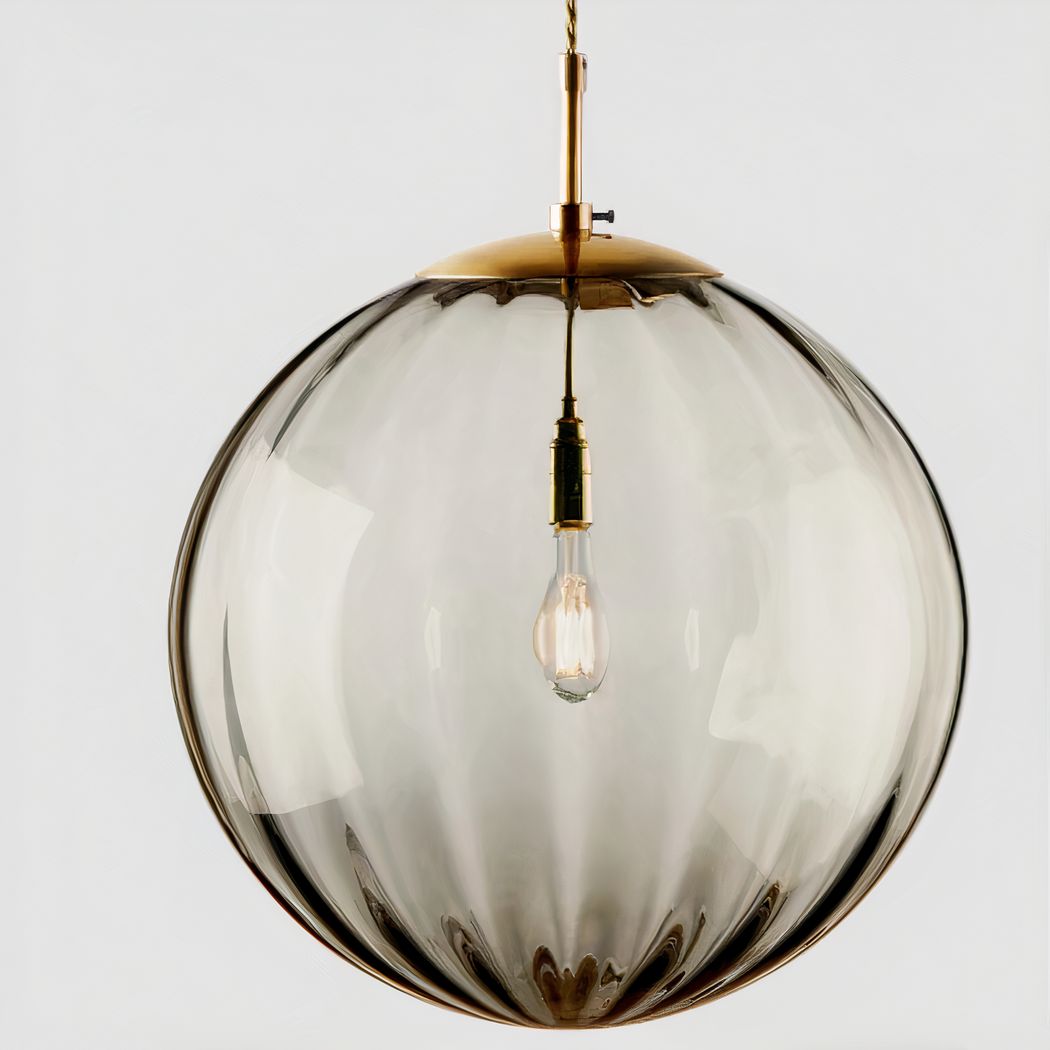 Suspension boule LED suspendue design nordique moderne