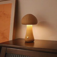 Lumishroom™ Wooden Table Lamp