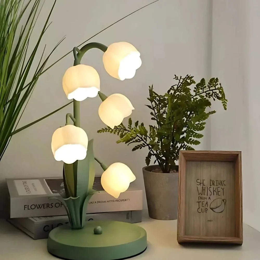 Bell Orchid Lamp