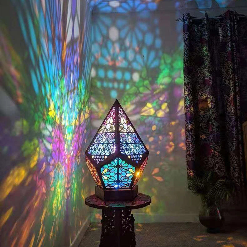 Bohemian Starry Sky Floor Projection Lamp