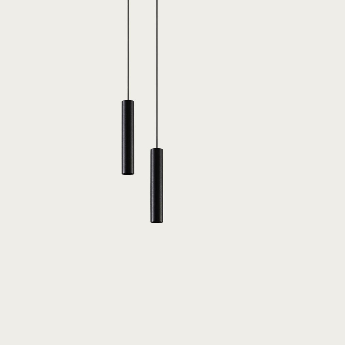 Suspension tube noire longue