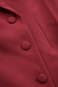 Camille | Stylish Tailored V-neck Blazer Dress