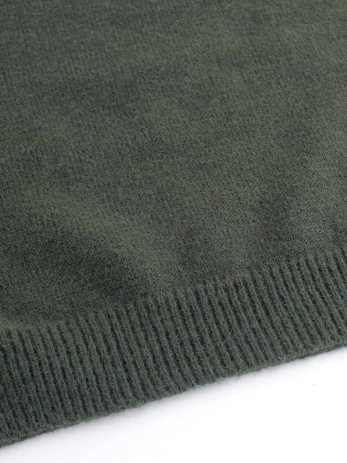 Lydia | Striped-Cuff Ribbed Sweater