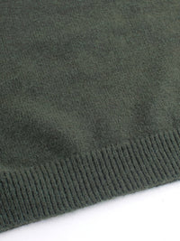 Lydia | Striped-Cuff Ribbed Sweater