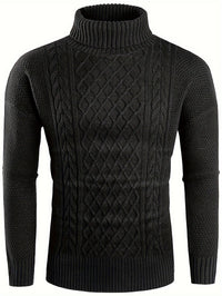 Ambrose | Classic Cable-Knit Turtleneck Sweater