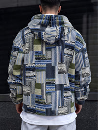 Malcolm | Patterned Quarter-Zip Pullover