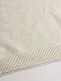Lydia | Striped-Cuff Ribbed Sweater