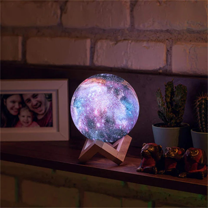 Galaxy Moon Lamp