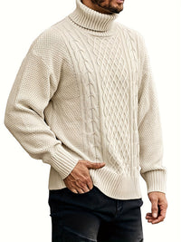 Ambrose | Classic Cable-Knit Turtleneck Sweater