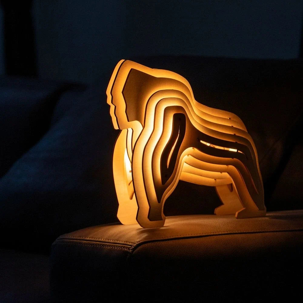 WildCraft™ Wooden Animal Light