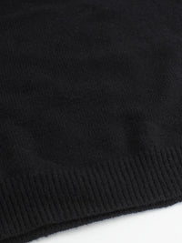 Lydia | Striped-Cuff Ribbed Sweater
