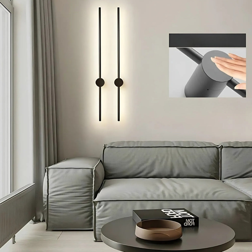 Applique murale LED tube lumineux