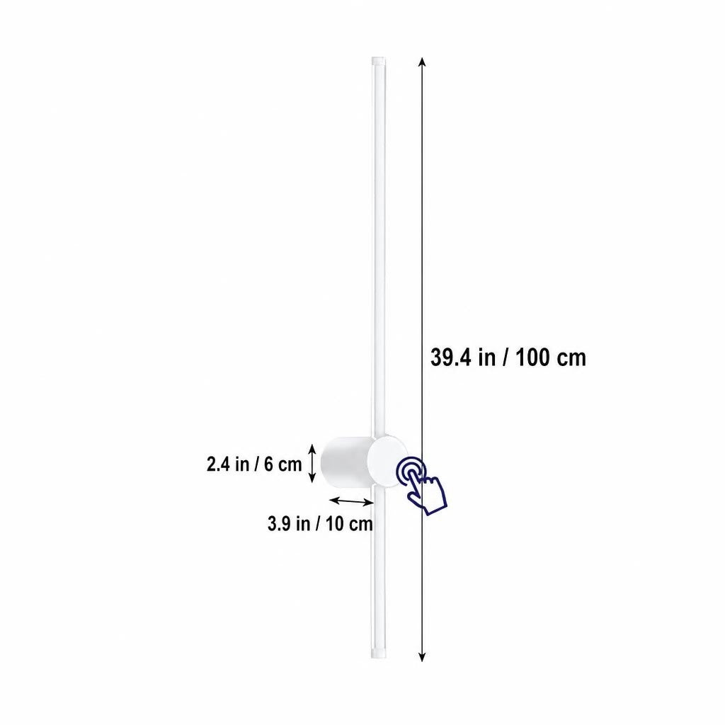 Applique murale LED tube lumineux