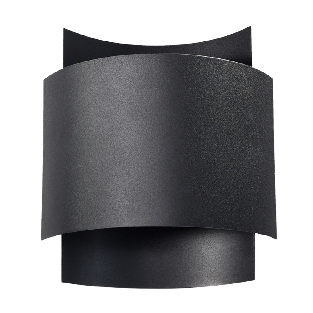 Applique murale acier blanc ou noir double éclairage
