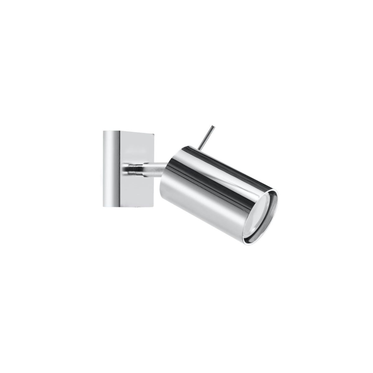 Applique murale spot orientable moderne en acier chromé