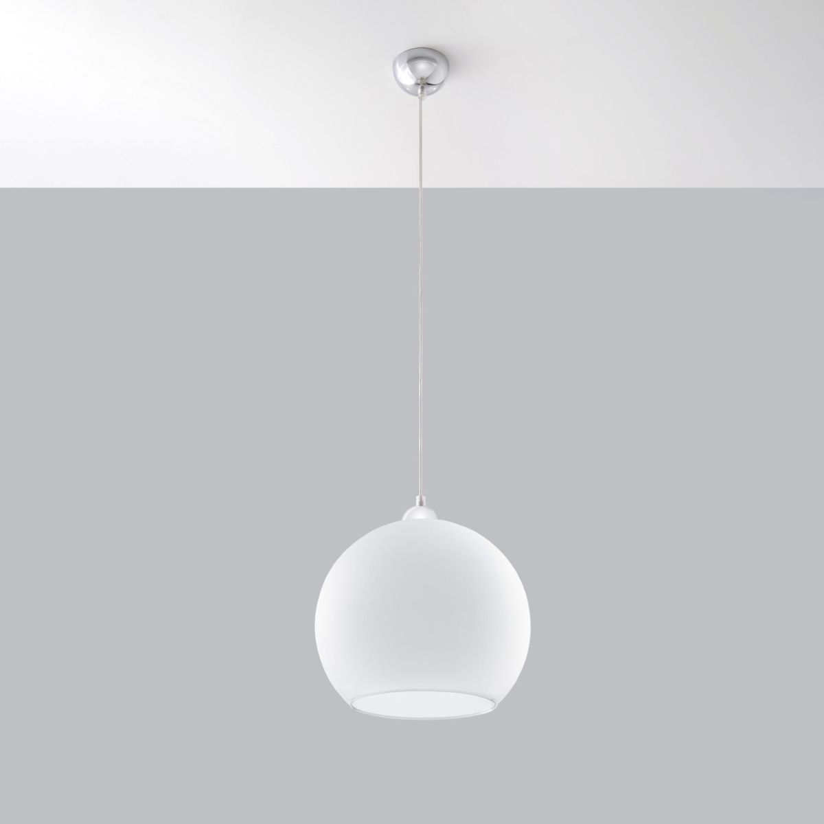 Suspension globe en verre design en plusieurs coloris