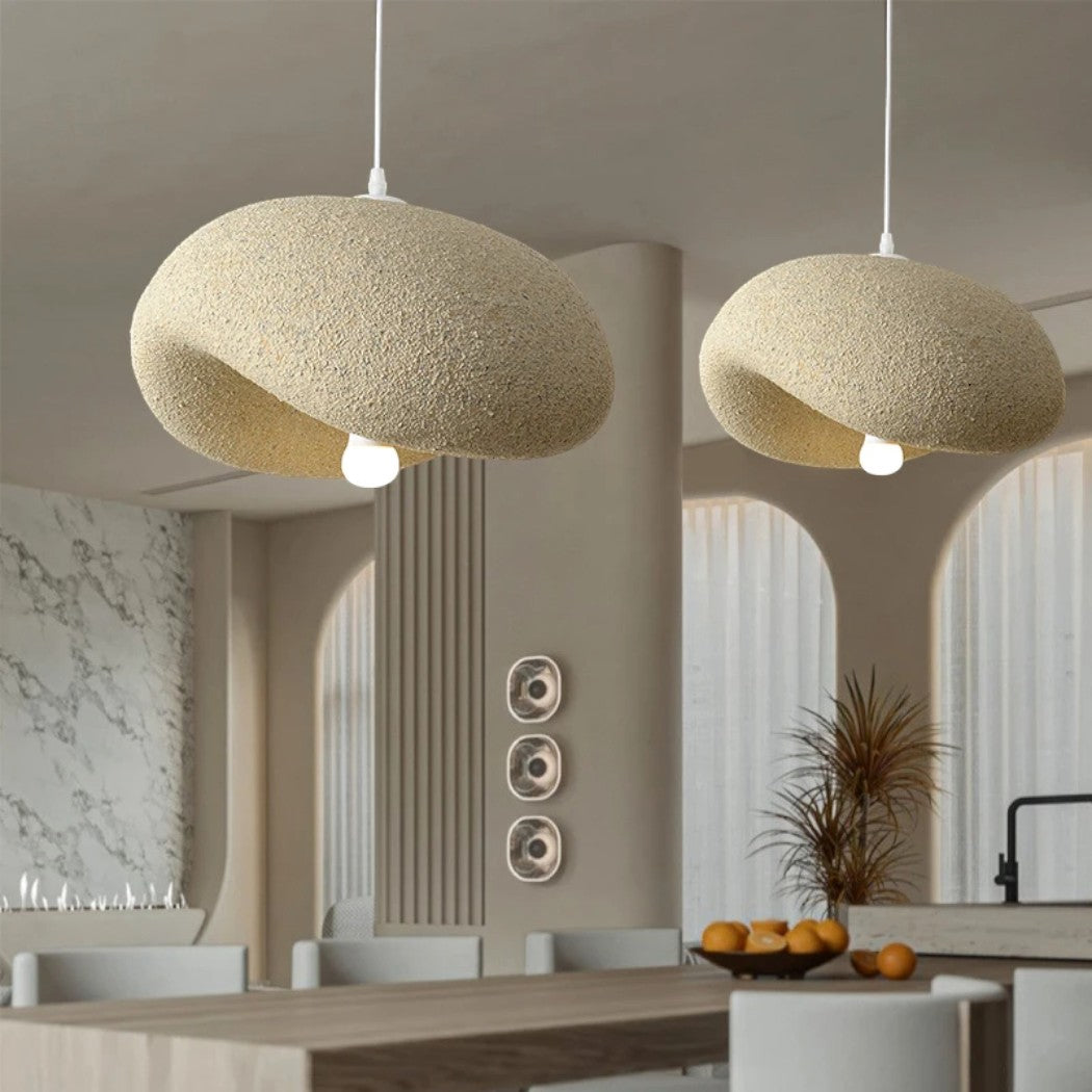 Lustre Japandi effet galet apaisant contemporain
