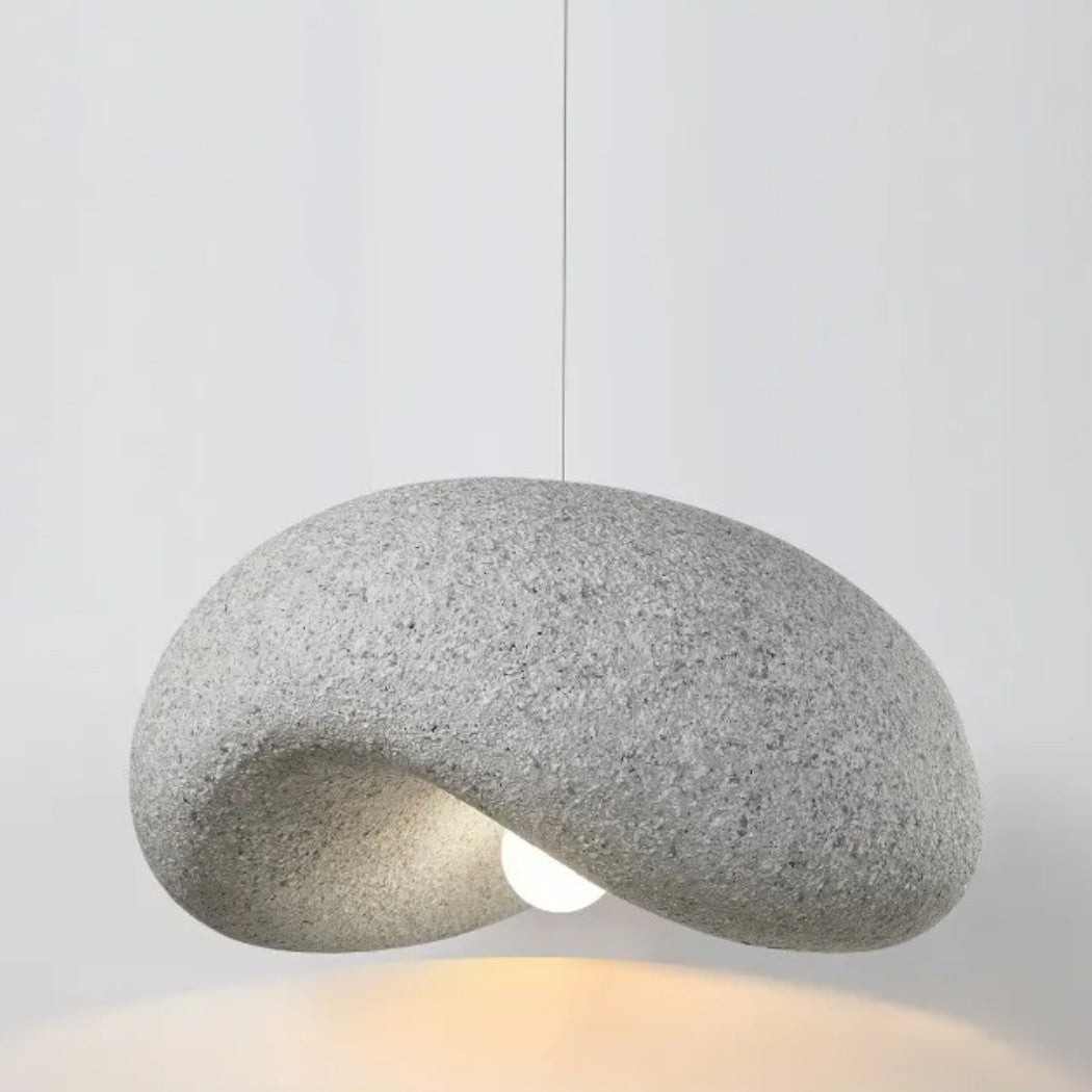 Lustre Japandi effet galet apaisant contemporain