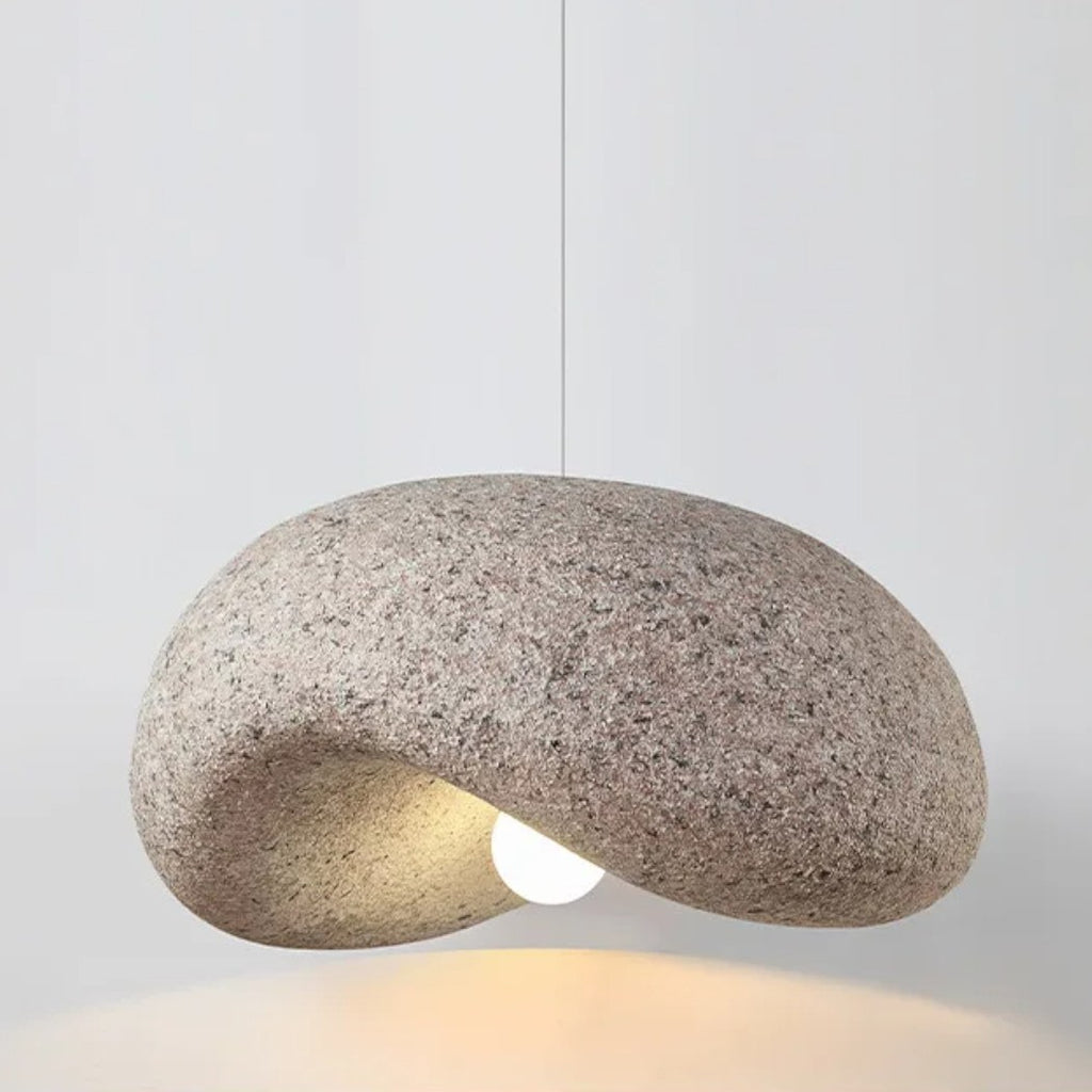 Lustre Japandi effet galet apaisant contemporain