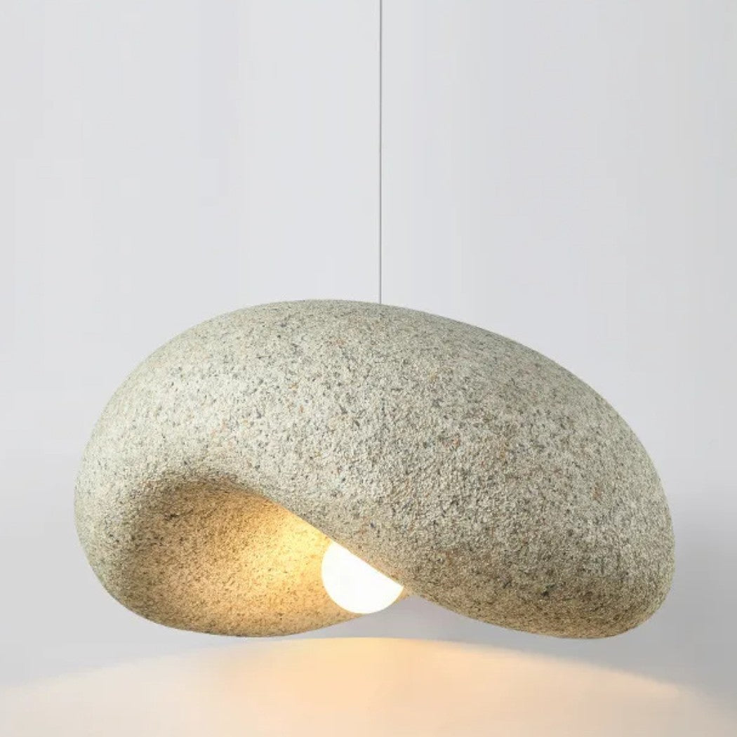 Lustre Japandi effet galet apaisant contemporain