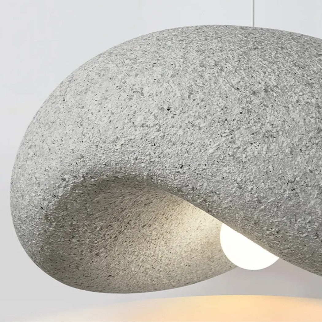 Lustre Japandi effet galet apaisant contemporain