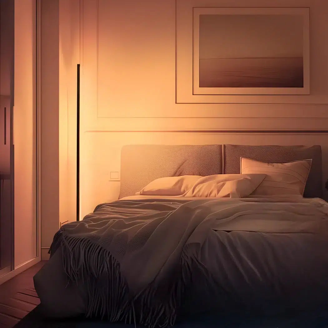 Lampadaire d’angle LED intelligent connecté