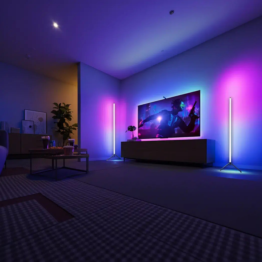 Lampadaire intelligent LED d’angle atmosphère créative