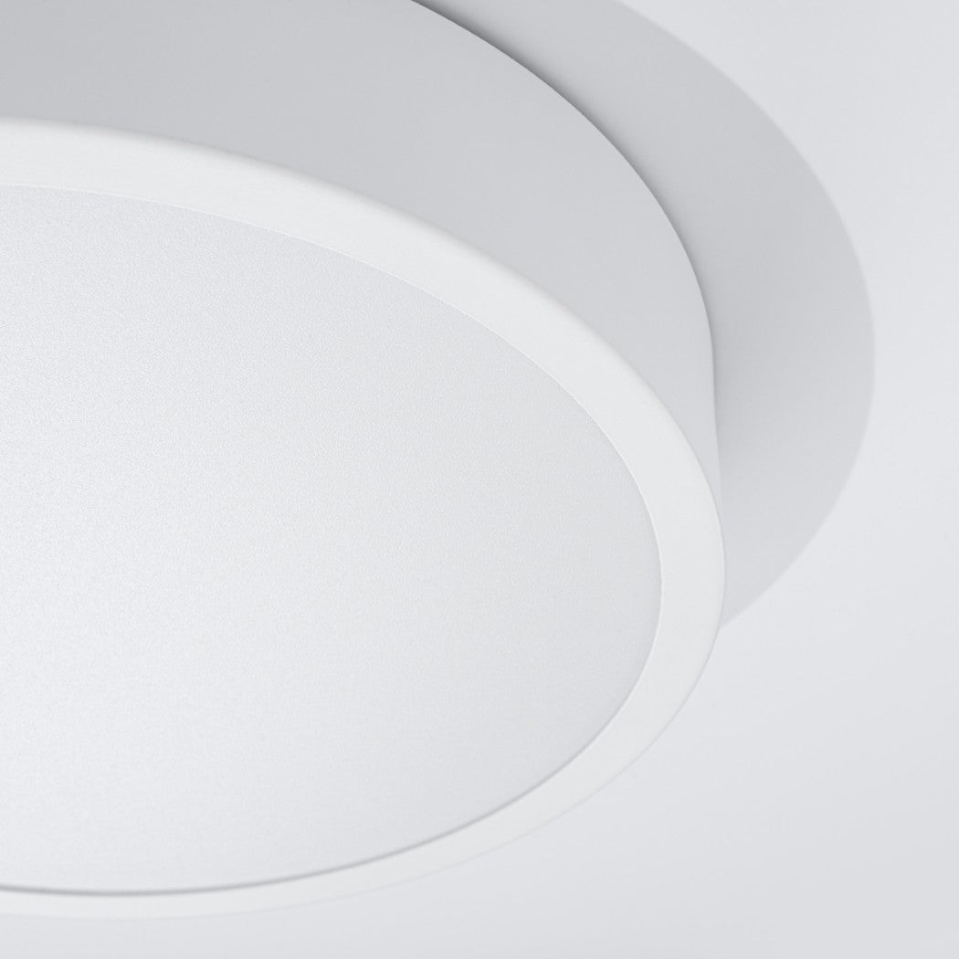 Lustre plafonnier LED design blanc