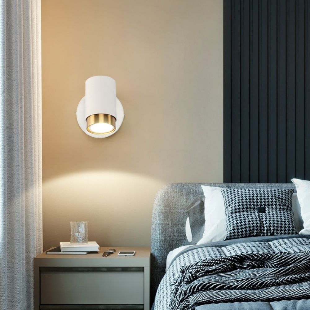 Applique spot moderne directionnel en acier