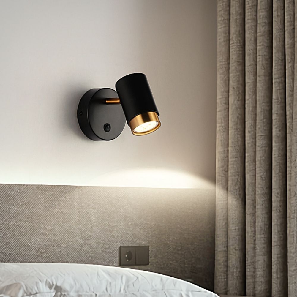 Applique spot moderne directionnel en acier