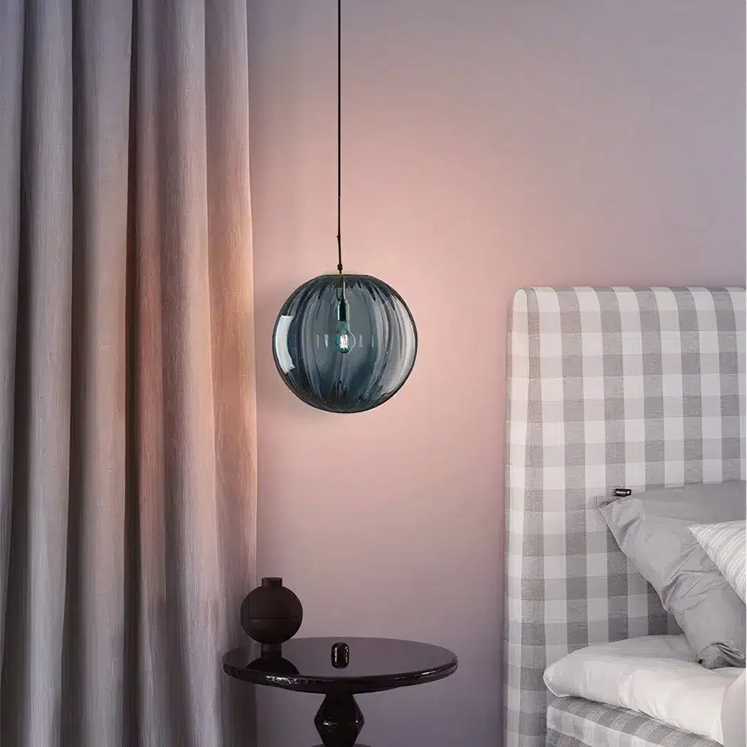 Suspension boule LED suspendue design nordique moderne