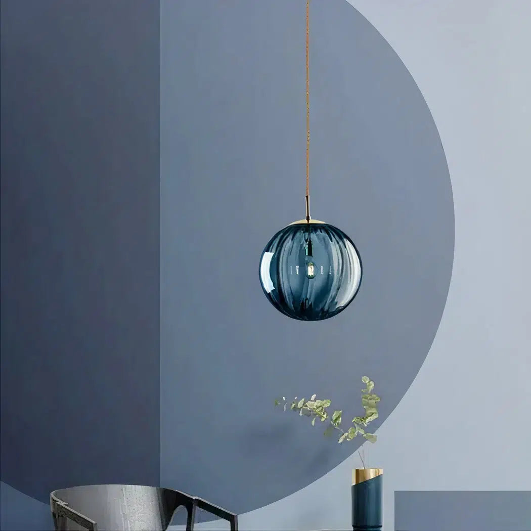 Suspension boule LED suspendue design nordique moderne