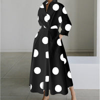 Alora | Elegant Front Wrap Collared Maxi Dress