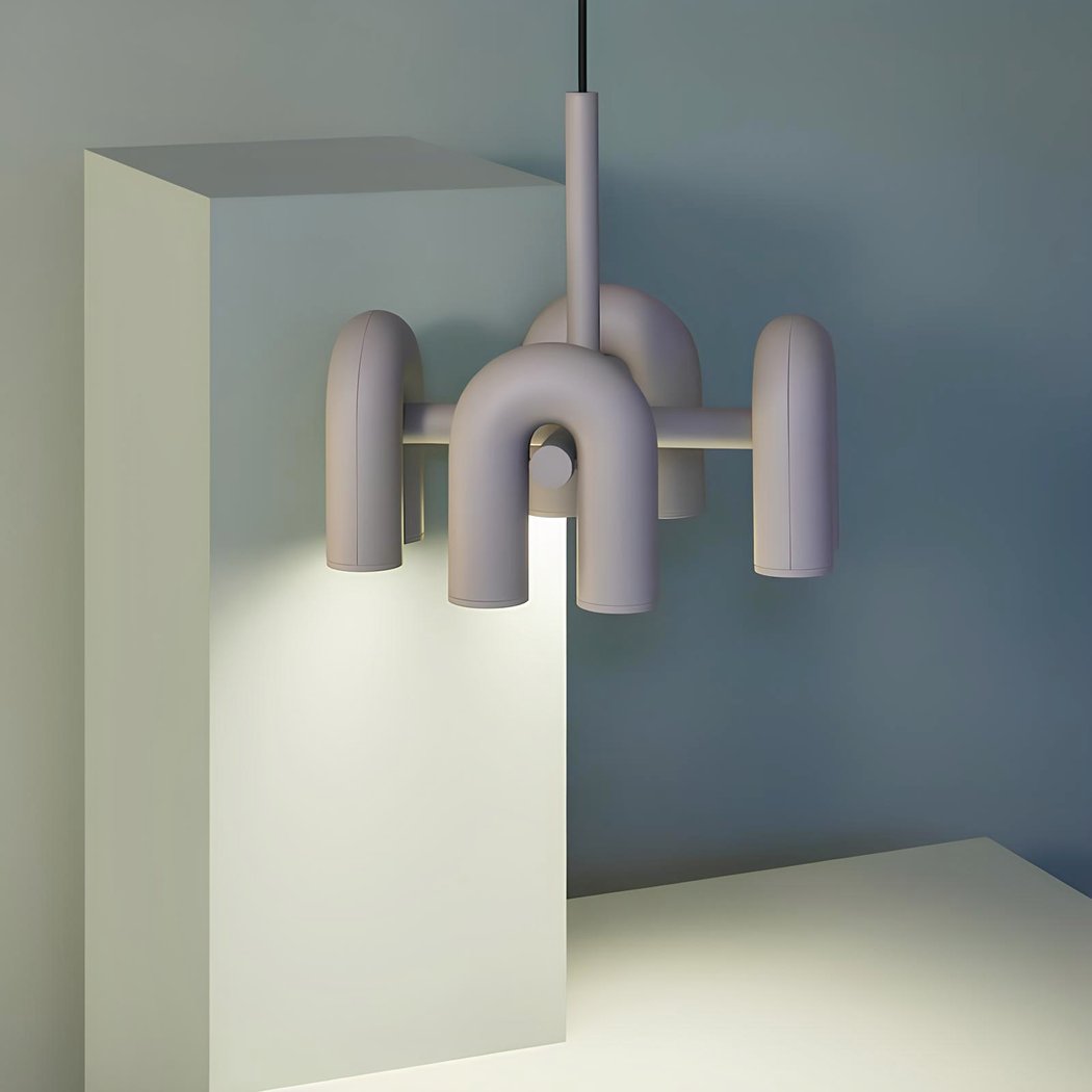 Lustre art déco avec éléments orientables