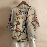 Raina | Casual Retro-Inspired Blouse