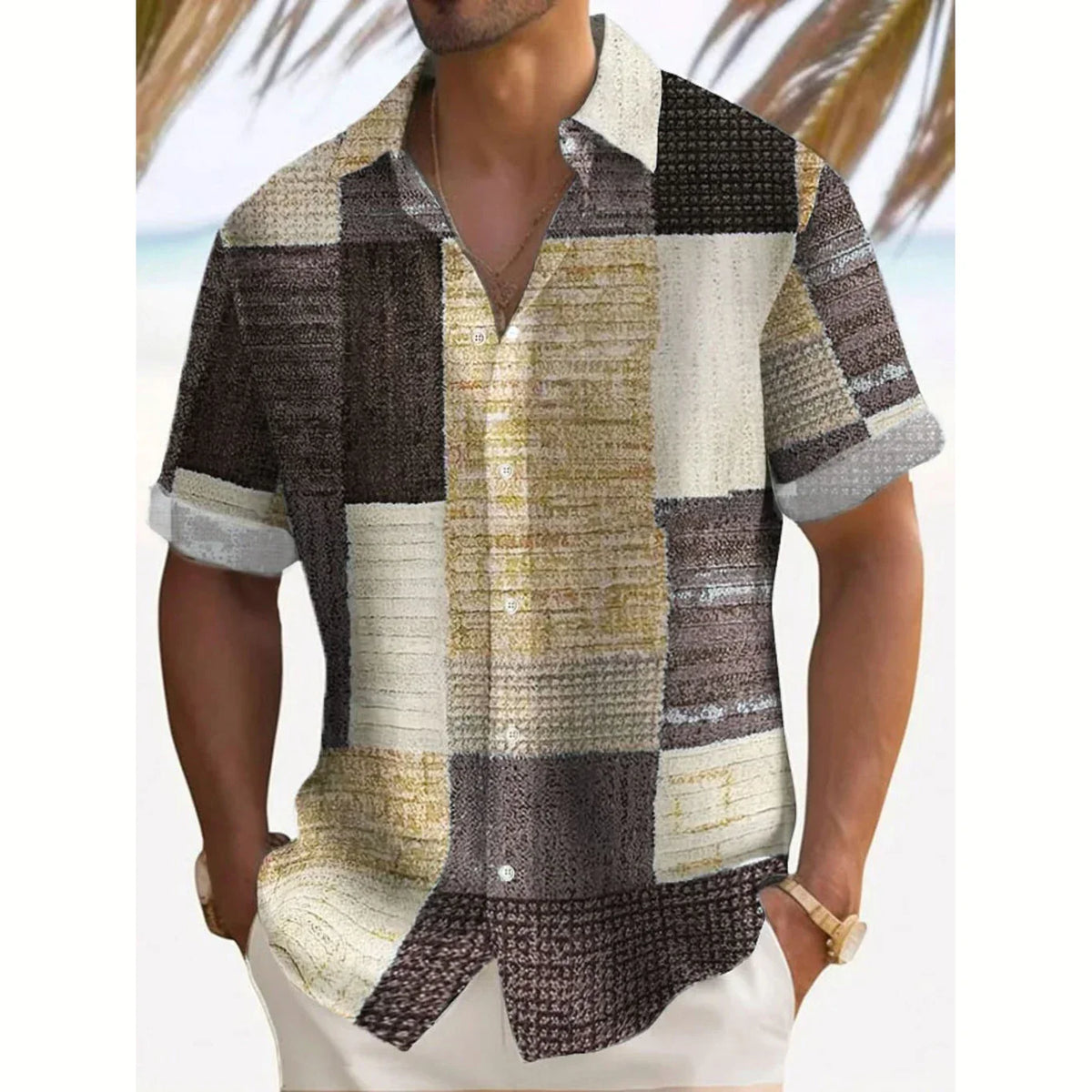 Joshua | Retro Button-Down Shirt