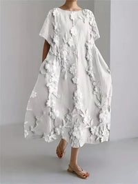 Amanda | Elegant Loose Round Neck Dress
