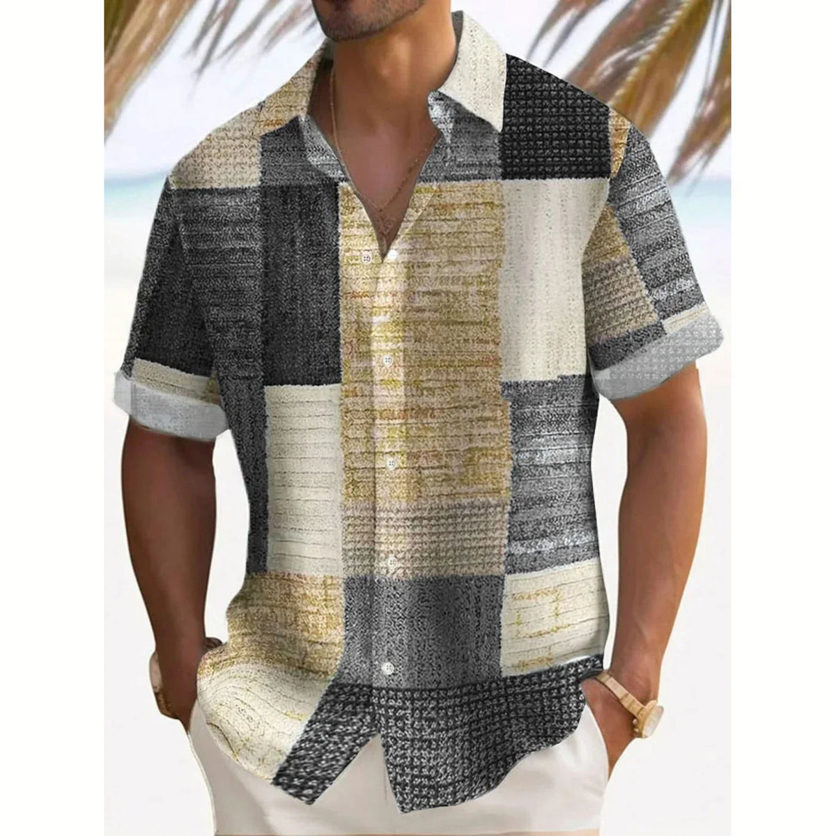 Joshua | Retro Button-Down Shirt