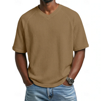 Crosby | V-neck Short Sleeve Waffle Shirt